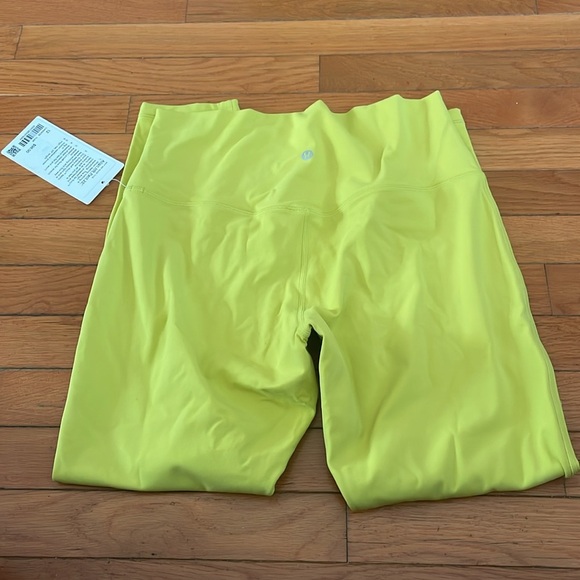 Lululemon Align High-Rise Pant 25" in Yellow Serpentine - Picture 3 of 5